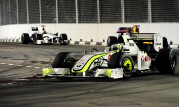 Jenson Button car came alive in the final stint and he preserved his points lead. (Saeed Khan/AFP/Getty Images) Jenson Button car came alive in the final stint and he preserved his points lead. (Saeed Khan/AFP/Getty Images)