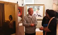 Chinese Figure Painting on Display