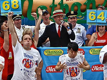 Joey Chestnut Hot Dog Top Dog