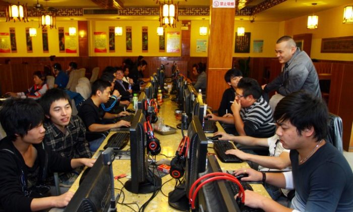 A group of young people at an Internet cafe in Jiashan, east China's Zhejiang Province, in November. Many Chinese now trust the Internet more than traditional social institutions and state media outlets. (AFP/AFP/Getty Images)