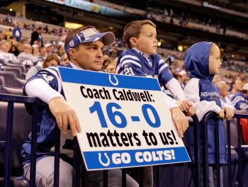 Colts fans take the short-term view. (Andy Lyons/Getty Images)