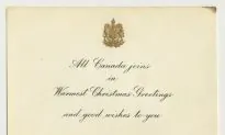 Historic Christmas Card Displayed at Canadian War Museum