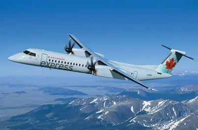 Air Canada Launches New Bombardier Q400s, Expands Service