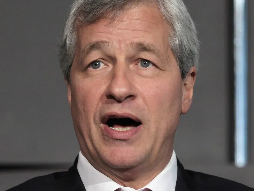 JPMorgan Chase & Co. chairman and CEO Jamie Dimon speaks at Simon Graduate School of Business at the University of Rochester’s New York City Conference on May 3. Dimon spoke with the company’s shareholders recently at the company’s annual shareholder meeting. (Mario Tama/Getty Images)