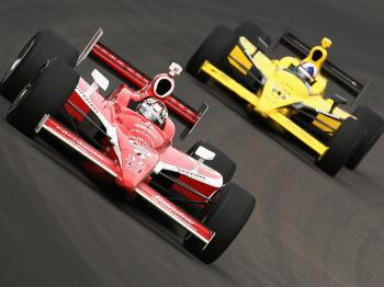 Scott Dixon leads teammate Dario Franchitti during the IndyCar Series Indy Japan 300 at Twin Ring Motegi. (Chris McGrath/Getty Images) Scott Dixon leads teammate Dario Franchitti during the IndyCar Series Indy Japan 300 at Twin Ring Motegi. (Chris McGrath/Getty Images)