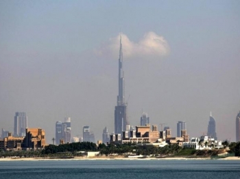 The city skyline of Dubai, United Arab Emirates. (Marwan Naamani/AFP/Getty Images)