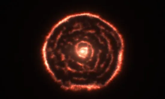 ALMA Sees Strange Spiral Structure Around Red Giant