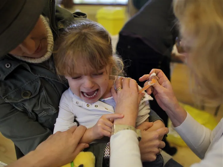 Getting vaccinated can be traumatic, and unfortunately, isn’t necessarily going to prevent the flu. (Christopher Furlong/Getty Images)