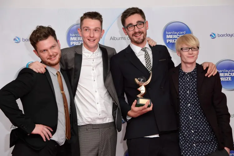 Alt-J win the Barclaycard Mercury Music Prize at The Roundhouse on November 1st, 2012 in London, England. (Ben Pruchnie/Getty Images)