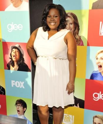 Amber Riley of the cast of `Glee.`