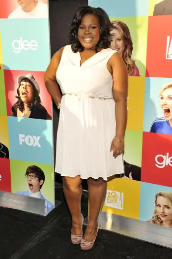 Amber Riley of the cast of `Glee.`