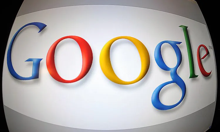 A Google logo is seen on a computer in Washington. The company reported a 7 percent increase in fourth-quarter earnings last Friday. (Karen Bleier/AFP/Getty Images)