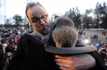 Punxsutawney Phil Forecasts Early Spring on Groundhog Day 2011