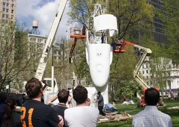 A New Face in Madison Square Park