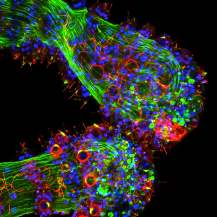 This is the fresh water polyp, Hydra magnipapillata. (David Plachetzki/University of California)