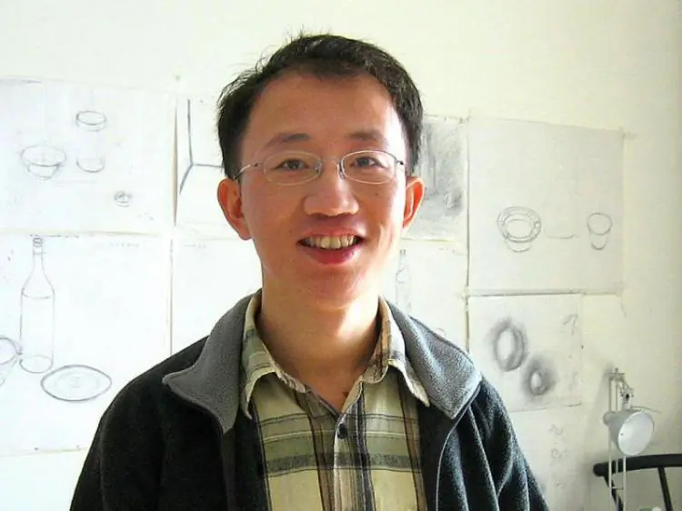 In 2008, the European Parliament honored Chinese writer Hu Jia with the "Sakharov Prize for Freedom of Thought." The dissident is now under arrest in Beijing. (Verna Yu/APF/Getty Images)