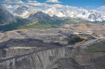 COAL MOUNTAIN MINE: A view of mountaintop removal coal mining in Elk Valley in southeastern British Columbia, northwest of Flathead Valley. Environmentalists are concerned a similar project in the Flathead will contaminate the headwaters of Waterton-Glacier International Peace Park, a UNESCO World Heritage Site. (Copyright Garth Lenz, iLCP Flathead RAVE) COAL MOUNTAIN MINE: A view of mountaintop removal coal mining in Elk Valley in southeastern British Columbia, northwest of Flathead Valley. Environmentalists are concerned a similar project in the Flathead will contaminate the headwaters of Waterton-Glacier International Peace Park, a UNESCO World Heritage Site. (Copyright Garth Lenz, iLCP Flathead RAVE)