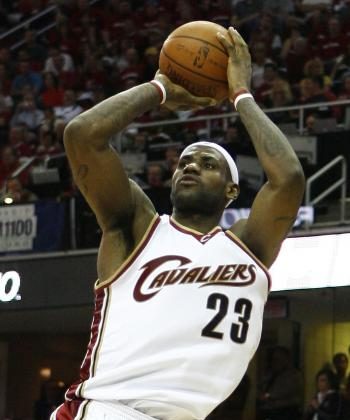 KING JAMES: Leading the Cavs all-season, Lebron James is now the league’s marquee player.  (Matt Sullivan/Getty Images)