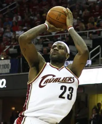 KING JAMES: Leading the Cavs all-season, Lebron James is now the league’s marquee player. (Matt Sullivan/Getty Images)