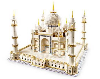 The Lego Taj Mahal. (Screenshot from Lego.com) The Lego Taj Mahal. (Screenshot from Lego.com)