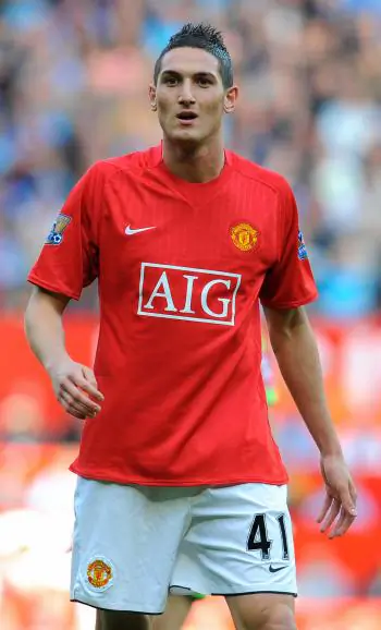 A STAR IS BORN: Young Italian Federico Macheda’s curling shot gave Manchester United a big win over Aston Villa on Sunday. (ANDREW YATES/AFP/Getty Images)