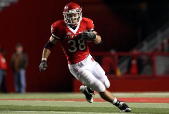 Joe Martinek of Rutgers scored the game-winning touchdown in overtime against Army on Saturday at the New Meadowlands Stadium. (Jim McIsaac/Getty Images) Joe Martinek of Rutgers scored the game-winning touchdown in overtime against Army on Saturday at the New Meadowlands Stadium. (Jim McIsaac/Getty Images)