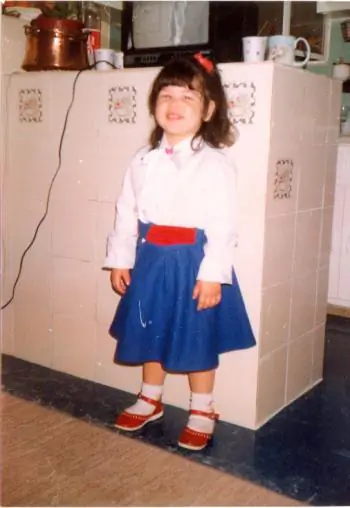 YOUNG POLYGLOT: Ms. Sfigopoulou grew up in a household that spoke Greek, Portuguese, and English. (Courtesy of Neli Magdalini Sfigopoulou)