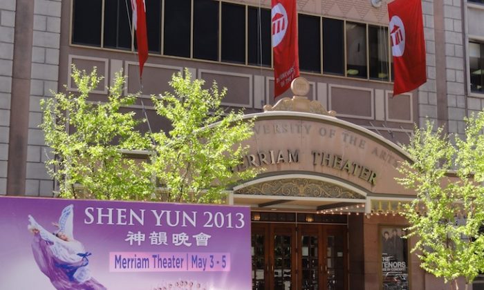 Mr. David Barisa at the Shen Yun Performing Arts performance at the Merriam Theater on May 4, 2013. (Frank Liang/The Epoch Times)