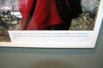 The caption in the image expresses the Communist Party's general view on religions by saying that Tibetan Buddhism 'is often thought to be of mysterious and primitive ethnic origins.' (UN Watch) The caption in the image expresses the Communist Party's general view on religions by saying that Tibetan Buddhism 'is often thought to be of mysterious and primitive ethnic origins.' (UN Watch)