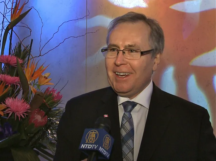 Kitchener-Centre MP Stephen Woodworth saw his second Shen Yun Performing Arts show Wednesday night and said it offered a reminder of hope and courage. ( Courtesy of NTD Television)