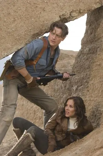 Brendran Fraser returns to take on an army of mummies, in, err, ‘The Mummy 3’, this time with Maria Bello. (Universal)