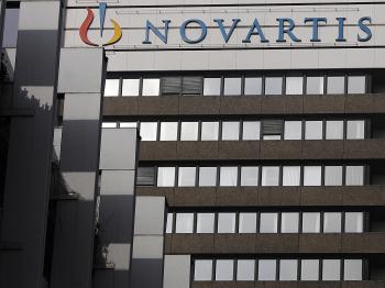 Swiss healthcare giant Novartis is buying vision specialist Alcon for $40 billion. (Sebastien Bozon/AFP/Getty Images)