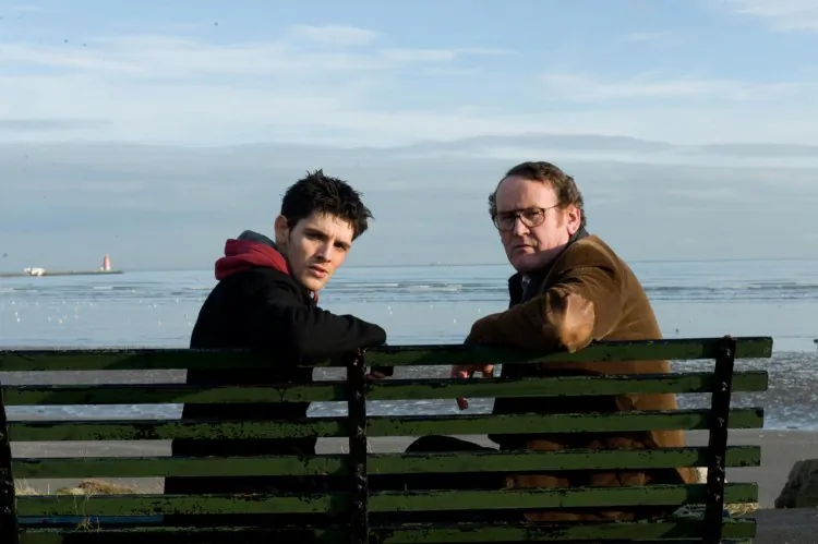 Ripple World Pictures presents "Parked" (L-R) Colin Morgan, Colm Meaney 