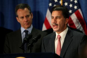 New York Governor David Paterson makes an economic development announcement as he speaks at Columbia University Medical Center on September 22, 2009 in New York City. (Spencer Platt/Getty Images)