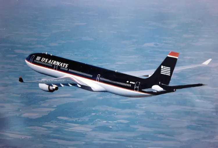 A undated file picture shows a US Airways A330-300 flying over Toulouse, southern France. (Pascal Pavani/AFP/GettyImages)