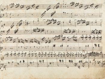 Facsimile of Piano Prelude in G. (International Mozarteum Foundation) Facsimile of Piano Prelude in G. (International Mozarteum Foundation)