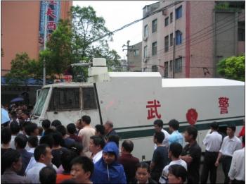 A scene in Shishou City on June 20. (bbs.163.com)