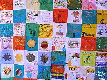 Climate Quilt Kicks Off at PS3 | The Epoch Times