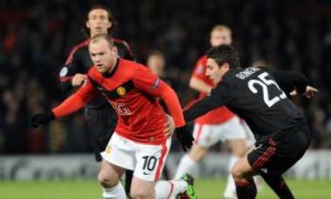 Rooney Nets Twice as Manchester United Crush AC Milan in Champions League