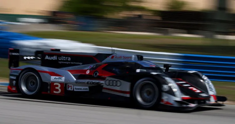 The No.6 Muscle Milk HPD was third fastest, only .46 seconds off the pace of the lead Audi. (James Fish/The Epoch Times)