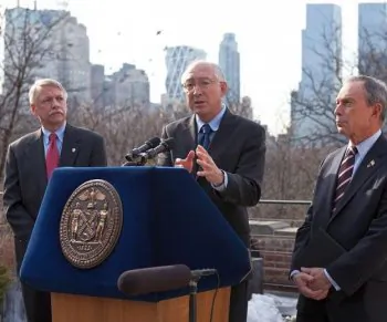 US Secretary of Interior Visits Central Park