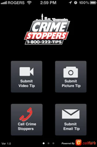 The Toronto Crime Stoppers app takes video, photos, and makes calls, sending the information directly—and anonymously—to Crime Stoppers. There is also an up-to-date list of Toronto’s most wanted. (Epoch Times)