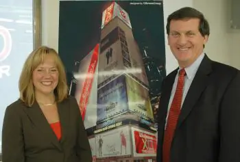 The Nation’s Largest ‘Spectacular’ Sign Lights Times Square