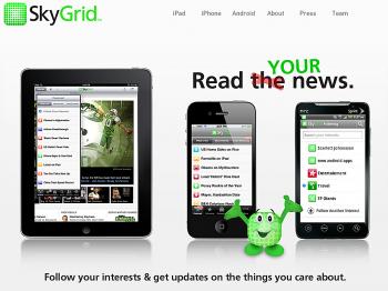 Screenshot from SkyGrid.com