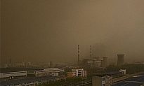 Severe Sandstorm Sweeps Through Northwest China