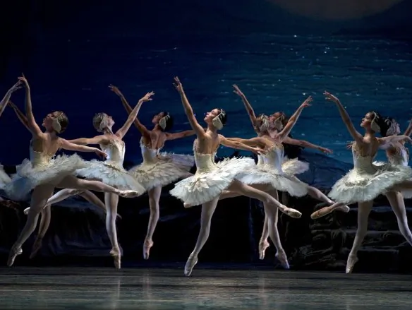 A scene from American Ballet Theatre's "Swan Lake." (Gene Schaivone)