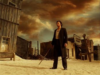 ACTION: Actor Jang Dong Gun in a scene from 'The Warrior's Way.' (Courtesy of Geoff Short/Laundry Warrior Ltd.) ACTION: Actor Jang Dong Gun in a scene from 'The Warrior's Way.' (Courtesy of Geoff Short/Laundry Warrior Ltd.)