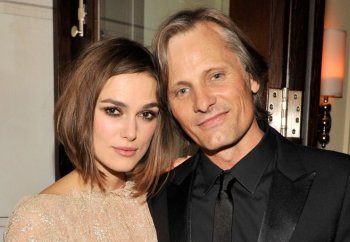 Actors Keira Knightley and Viggo Mortensen, who both star in 'A Dangerous Method,' attend a cocktail party during the 2011 Toronto International Film Festival on Sept. 10 in Toronto. (Toby Canham/Getty Images)