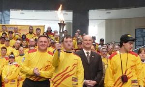 Special Olympics Torch Makes NYC Visit