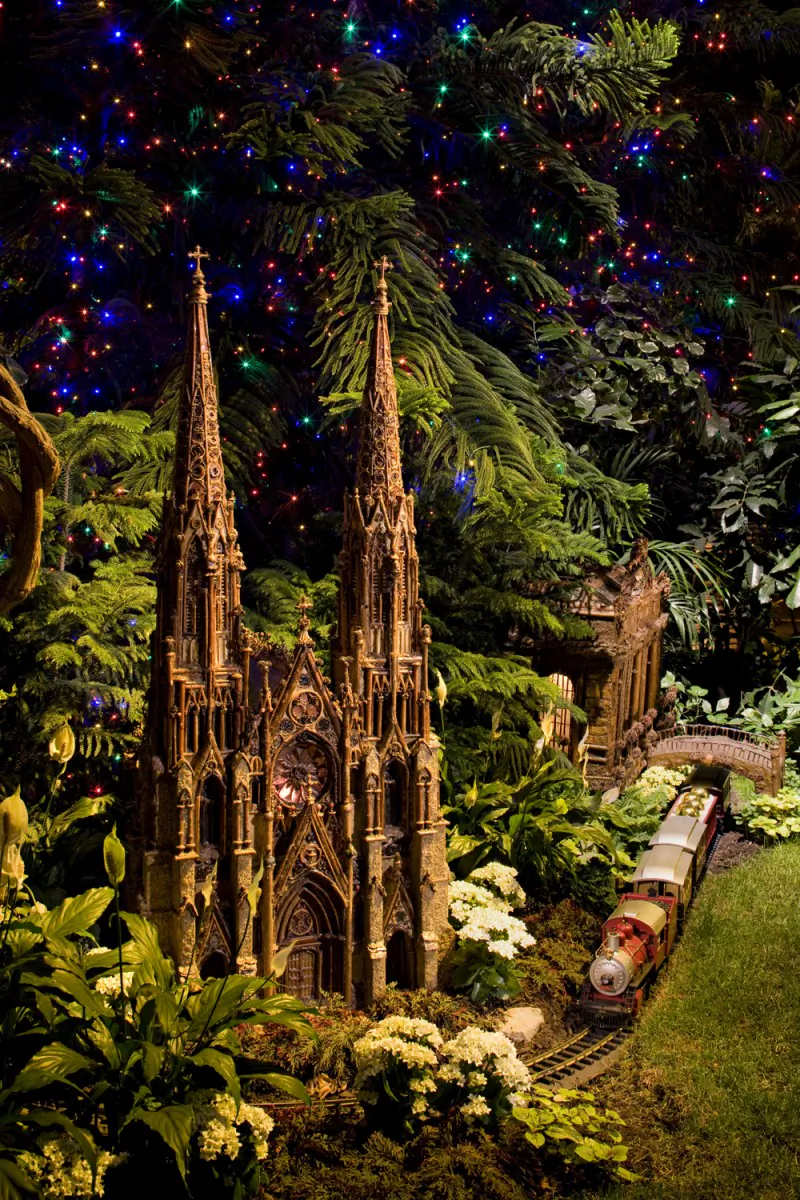 The New York Botanical Garden's Holiday Train Show will be on display through Jan. 2. (Courtesy of New York Botanical Garden)